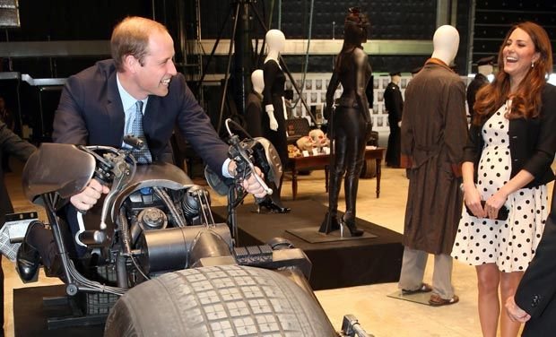 In Pictures William Kate And Harry Spend Magic Day A Warner Brothers Studios